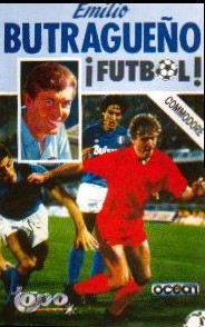 Emilio Butragueño Fútbol - Carátula C64 Ocean 1987