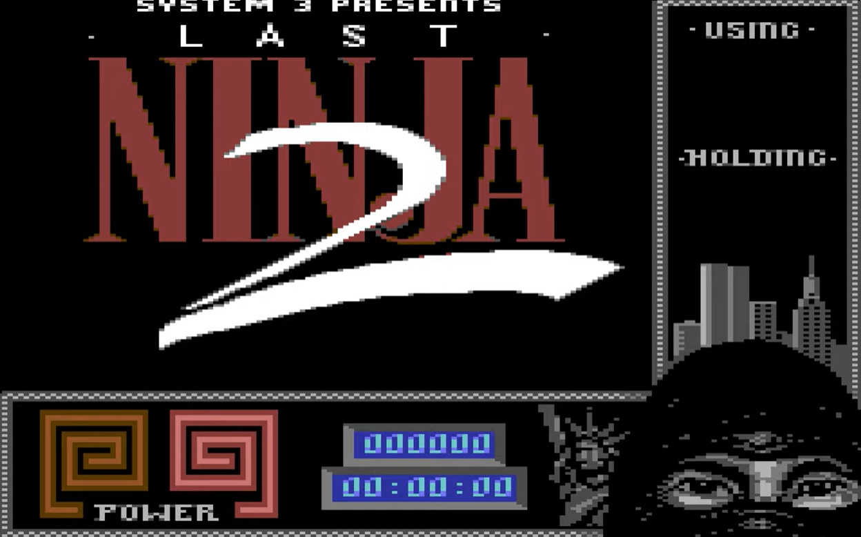 Last Ninja 2 - Pantalla de título