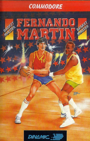 Fernando Martín Basket Master - Carátula C64