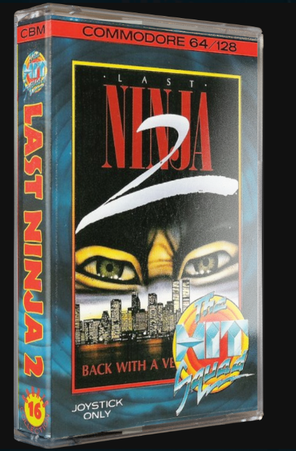 Last Ninja 2 - Carátula C64