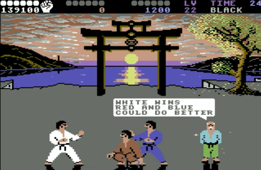 IK+ C64 - Gameplay torii