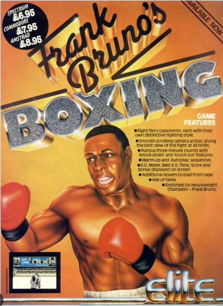 Frank Bruno's Boxing - Carátula C64