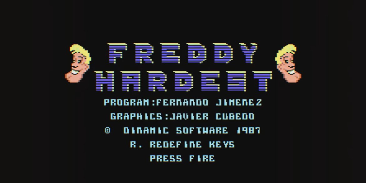 Freddy Hardest - Pantalla de título